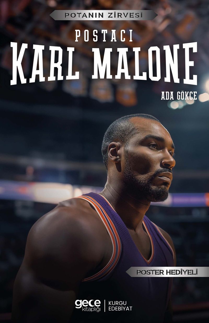 Postacı Karl Malone kitap kapağı