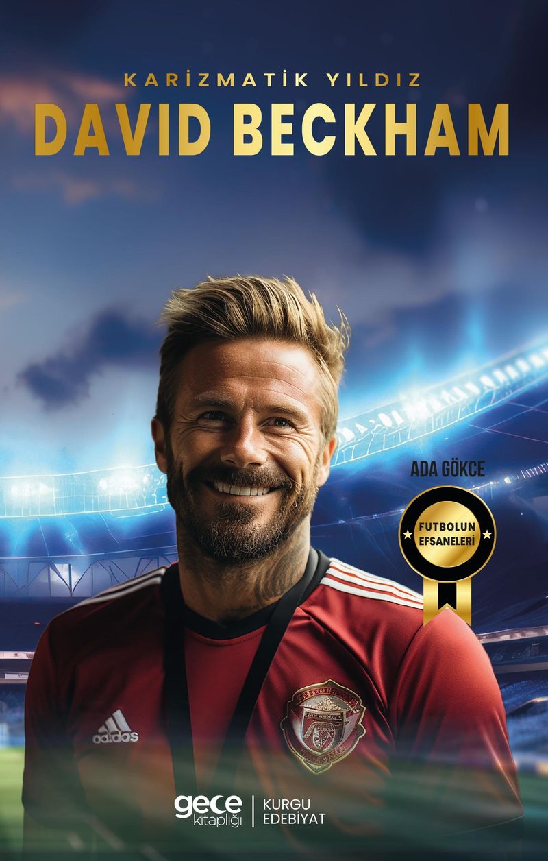Karizmatik Yıldız David Beckham kitap kapağı