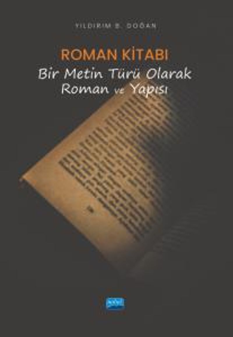 Roman Kitabı Bir Metin Türü Olarak Roman ve Yapısı kitap kapağı