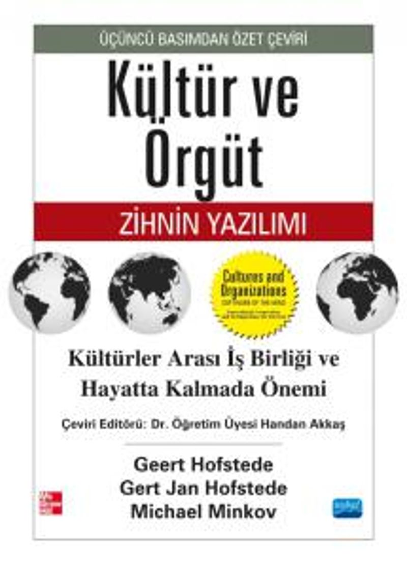 Kültür ve Örgüt Zihnin Yazılımı kitap kapağı