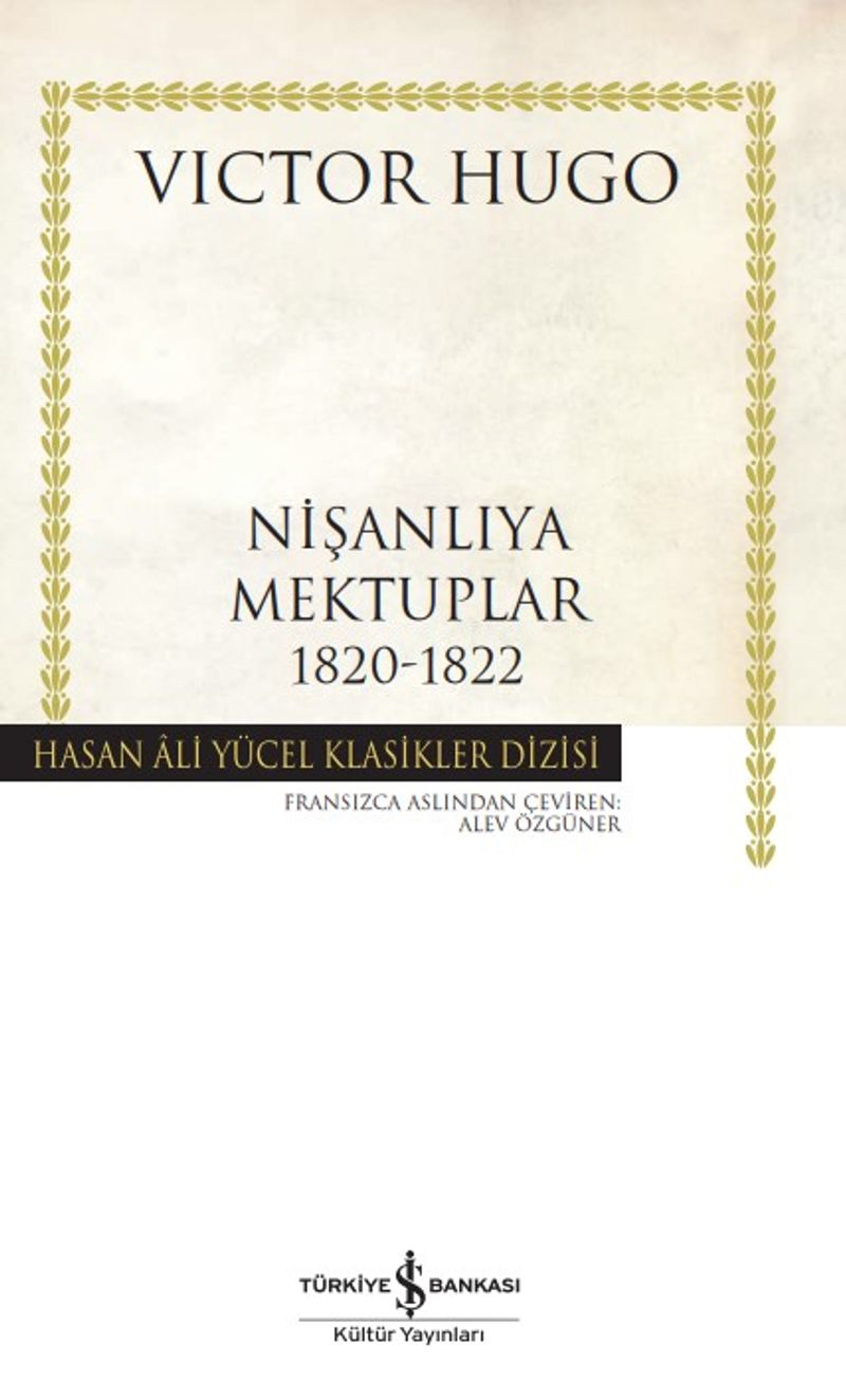 Nişanlıya Mektuplar (1820-1822) (Ciltli) kitap kapağı