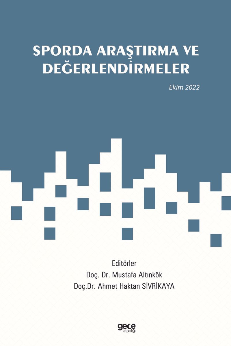 Sporda Araştırma ve Değerlendirmeler / Ekim 2022 kitap kapağı