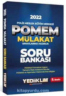 2022 POMEM Mülakat Sınavlarına Hazırlık Soru Bankası kitap kapağı