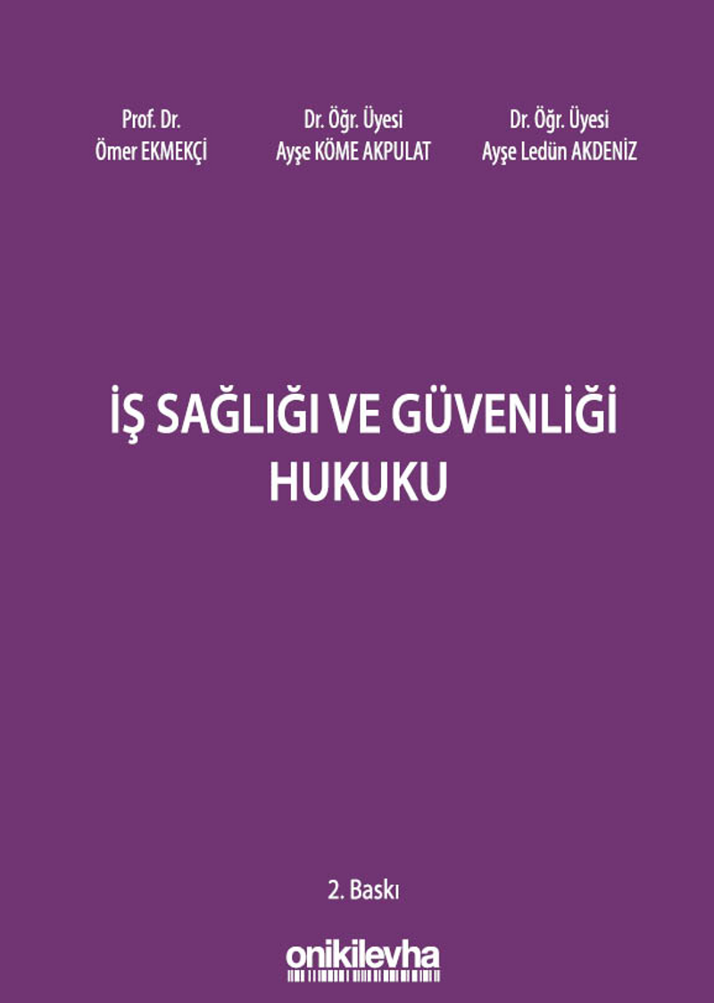 İş Sağlığı ve Güvenliği Hukuku kitap kapağı