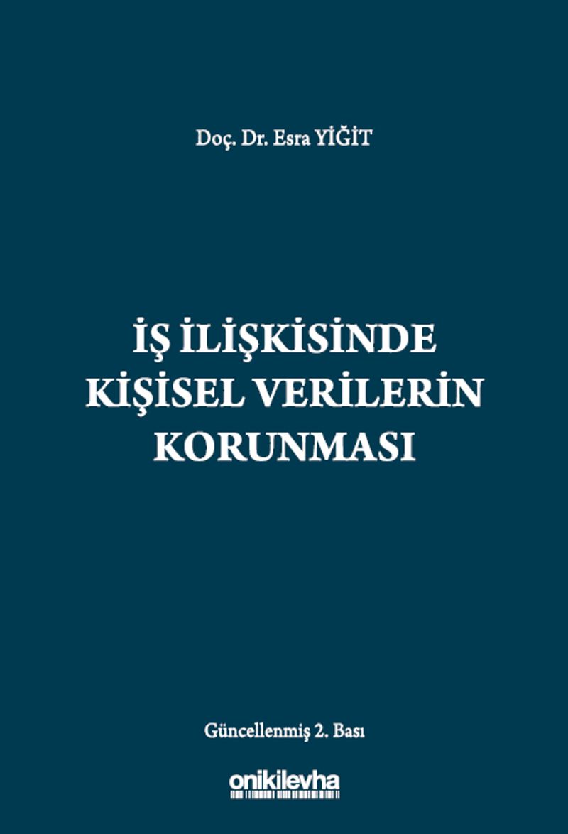 İş İlişkisinde Kişisel Verilerin Korunması kitap kapağı