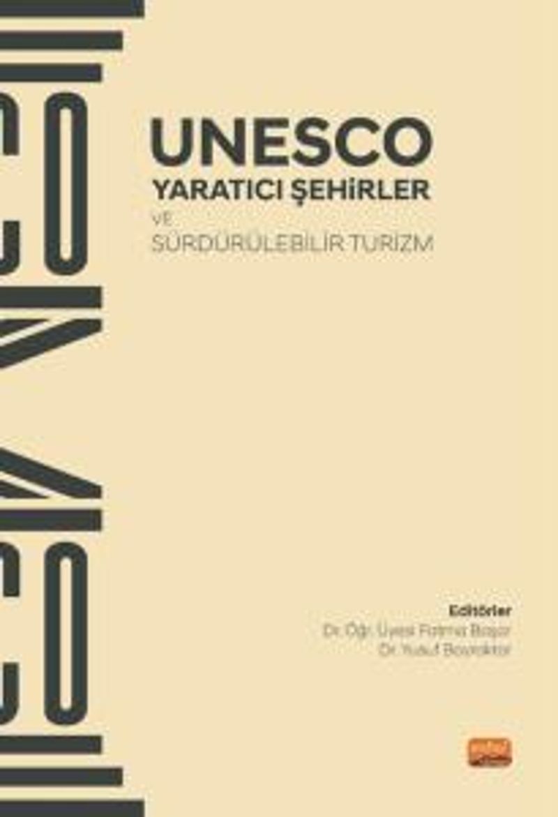 UNESCO Yaratıcı Şehirler ve Sürdürülebilir Turizm kitap kapağı
