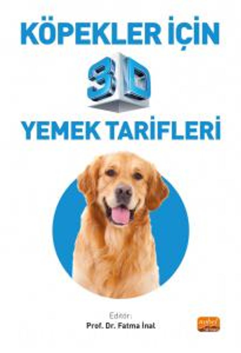 Köpekler İçin 3D Yemek Tarifleri kitap kapağı