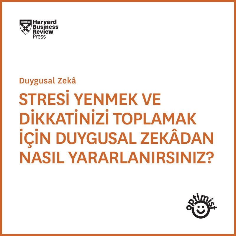 Stresi Yenmek ve Dikkatinizi Toplamak İçin Duygusal Zekadan Nasıl Yararlanırsınız ? kitap kapağı