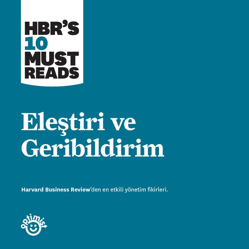 Eleştiri ve Geribildirim kitap kapağı