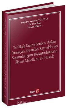 Tehlikeli Faaliyetlerden Doğan Sınıraşan Zarardan Kaynaklanan Sorumluluğun Paylaştırılmasına İlişkin Milletlerarası Hukuk kitap kapağı