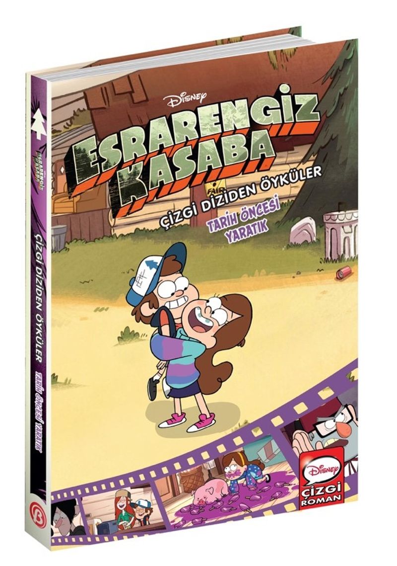 Disney - Esrarengiz Kasaba Çizgi Diziden Öyküler Tarih Öncesi Yaratık kitap kapağı