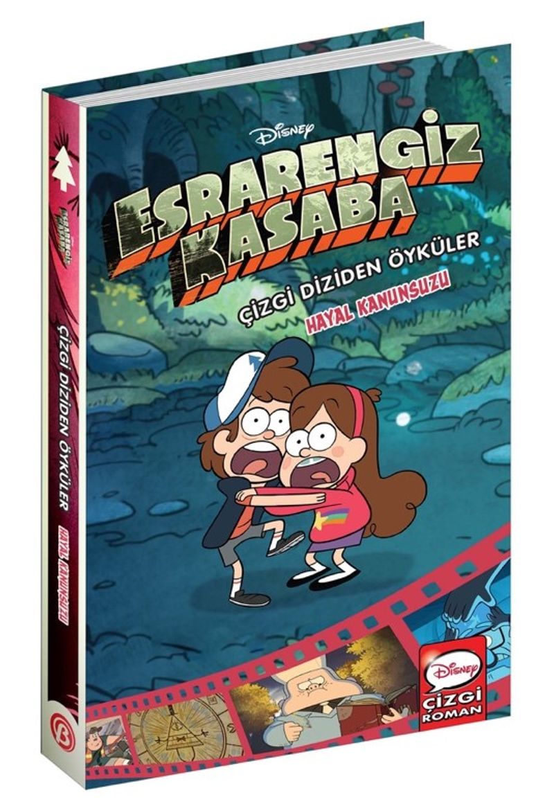 Disney- Esrarengiz Kasaba Çizgi Diziden Öyküler Hayal Kanunsuzu kitap kapağı