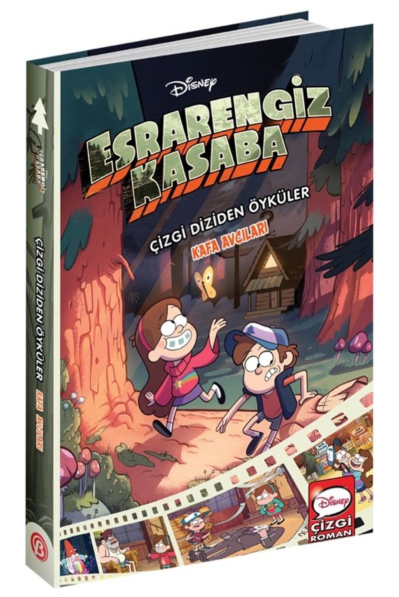 Disney- Esrarengiz Kasaba Çizgi Diziden Öyküler Kafa Avcıları kitap kapağı