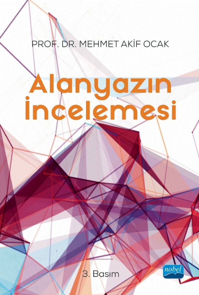 Alanyazın İncelemesi kitap kapağı