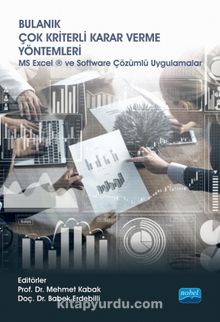 Bulanık Çok Kriterli Karar Verme Yöntemleri kitap kapağı