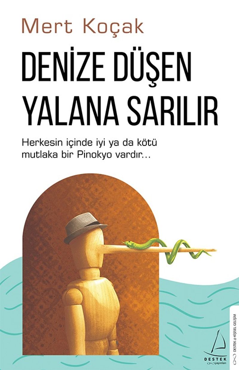 Denize Düşen Yalana Sarılır kitap kapağı