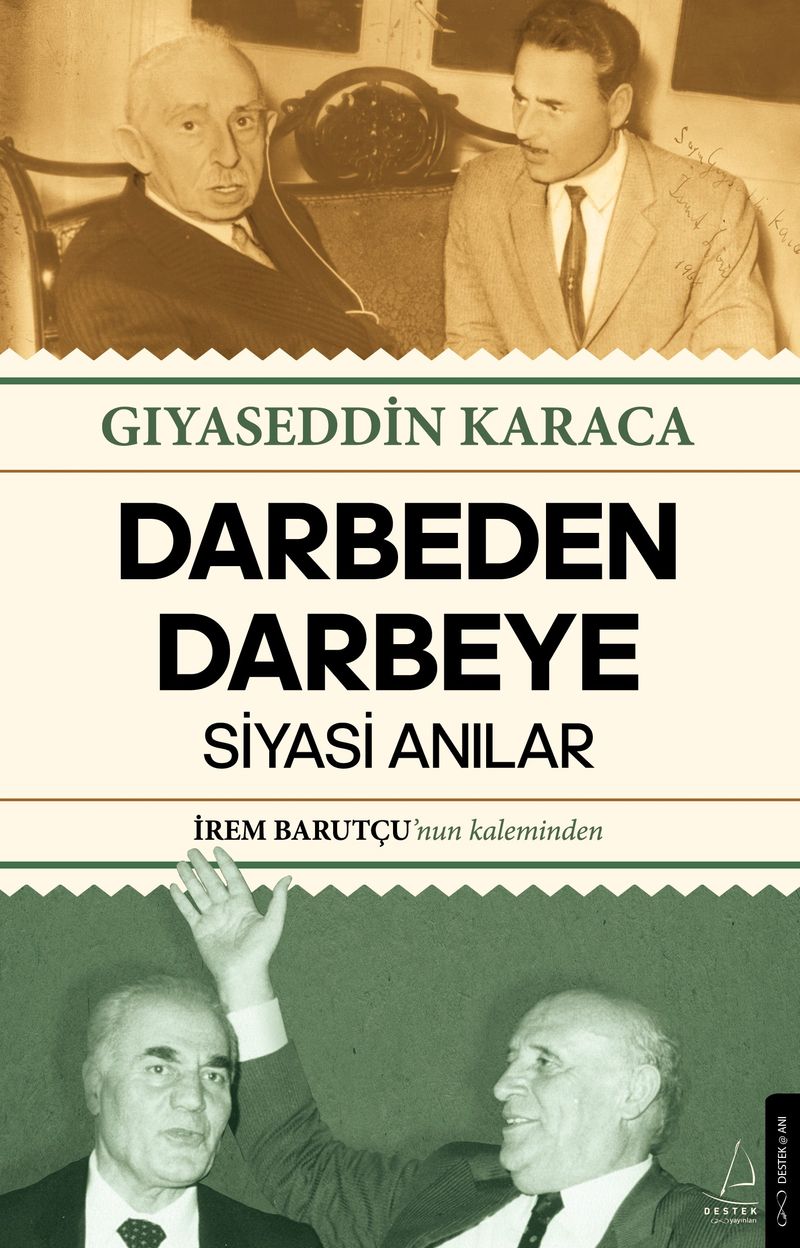 Darbeden Darbeye Siyasi Anılar kitap kapağı