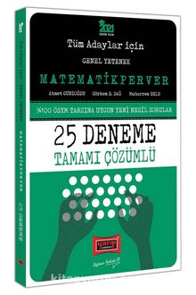 2021 Tüm Adaylar İçin Matematikperver Tamamı Çözümlü 25 Deneme kitap kapağı