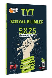 2021 TYT Sosyal Bilimler 5x25 Motivasyon Deneme Sınavı kitap kapağı