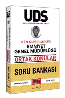 UDS Emniyet Genel Müdürlüğü Ortak Konular Tüm Kadrolar İçin Soru Bankası kitap kapağı
