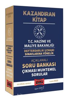 T. C. Hazine Bakanlığı Defterdarlık Uzmanı Sınavlarına Yönelik Kazandıran Açıklamalı Soru Bankası kitap kapağı