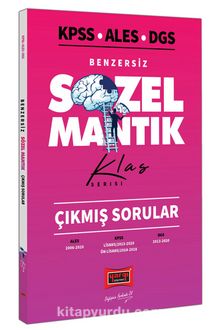 KPSS ALES DGS Benzersiz Sözel Mantık Çıkmış Sorular Klas Serisi kitap kapağı