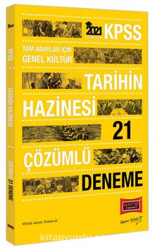 2021 KPSS Genel Kültür Tarihin Hazinesi Çözümlü 21 Deneme kitap kapağı