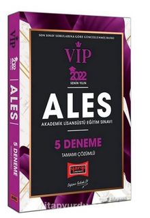 2022 ALES VIP 5 Deneme Çözümlü kitap kapağı