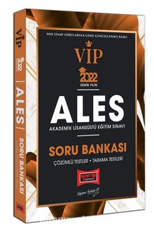 2022 ALES VIP Soru Bankası kitap kapağı