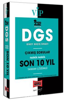 2022 DGS Fasikül Fasikül Tamamı Çözümlü Son 10 Yıl Çıkmış Sorular kitap kapağı