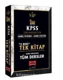 2022 VİP KPSS GY GK 5 Ders Tek Kitap Tüm Dersler Konu Anlatımlı kitap kapağı
