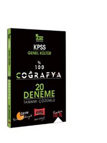 2022 KPSS Genel Kültür %100 Coğrafya Tamamı Çözümlü 20 Deneme kitap kapağı