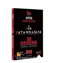 2022 KPSS Genel Kültür %100 Vatandaşlık Tamamı Çözümlü 20 Deneme kitap kapağı
