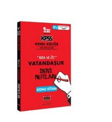 2022 KPSS Genel Kültür Kısa ve Öz Vatandaşlık Ders Notları Konu Kitabı kitap kapağı