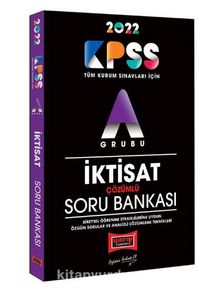 2022 KPSS A Grubu İktisat Çözümlü Soru Bankası kitap kapağı