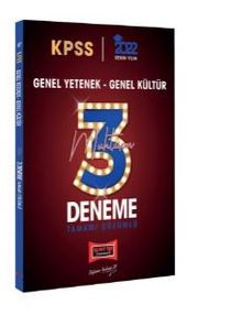 2022 KPSS GY GK Tamamı Çözümlü Muhteşem 3 Deneme kitap kapağı