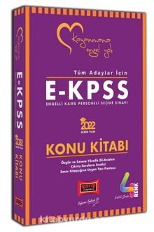 2022 Tüm Adaylar İçin EKPSS Konu Kitabı Renkli Baskı 4 Renk kitap kapağı