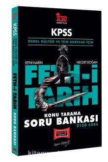 2022 KPSS Genel Kültür ve Tüm Adaylar İçin Fethi Tarih 2150 Soru Konu Tarama Soru Bankası kitap kapağı
