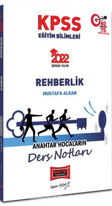 2022 KPSS Eğitim Bilimleri Rehberlik Anahtar Hocaların Ders Notları kitap kapağı