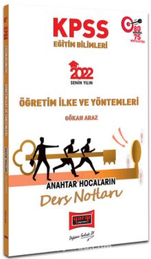 2022 KPSS Eğitim Bilimleri Öğretim Yöntem ve İlkeleri Anahtar Hocaların Ders Notları kitap kapağı