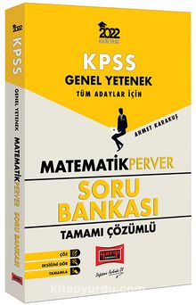 2022 KPSS Genel Yetenek MatematikPerver Tamamı Çözümlü Soru Bankası kitap kapağı