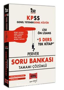 2022 KPSS GY GK Lise Ön Lisans 5 Ders Tek Kitap Perver Tamamı Çözümlü Soru Bankası kitap kapağı