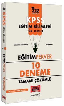 2022 KPSS Eğitim Bilimleri EğitimPerver Tamamı Çözümlü 10 Deneme kitap kapağı