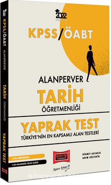 2022 ÖABT AlanPerver Tarih Öğretmenliği Yaprak Test kitap kapağı