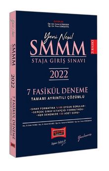 2022 SMMM Staja Giriş Sınavı Tamamı Ayrıntılı Çözümlü 7 Fasikül Deneme Yenilenmiş 3. Baskı kitap kapağı