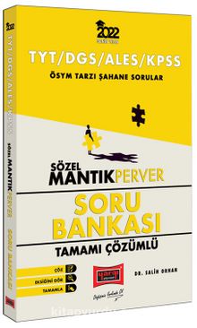 2022 TYT DGS ALES KPSS Sözel MantıkPerver Tamamı Çözümlü Soru Bankası kitap kapağı