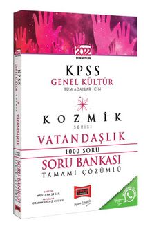 2022 KPSS Tüm Adaylar İçin Genel Kültür Kozmik Serisi Tamamı Çözümlü Vatandaşlık Soru Bankası kitap kapağı