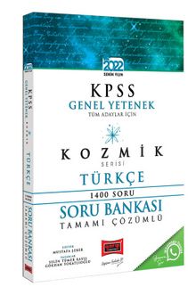 2022 KPSS Tüm Adaylar İçin Genel Yetenek Kozmik Serisi Tamamı Çözümlü Türkçe Soru Bankası kitap kapağı