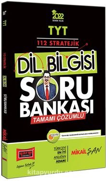 2022 TYT 112 Stratejik Dil Bilgisi Tamamı Çözümlü Soru Bankası kitap kapağı