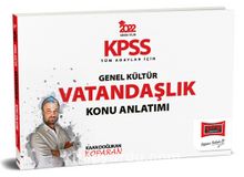 2022 KPSS Tüm Adaylar İçin Genel Kültür Vatandaşlık Konu Anlatımı kitap kapağı